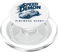 Speed Demon! Funny Pinewood Derby Retro Cub Scouts PopSockets PopGrip per MagSafe