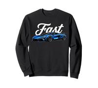 Speed Fast Exotic Car Guy, Race Car Turbo Bambini Ragazzi Uomo Felpa