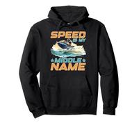 Speed Is My Middle Name Guidare Il Pilota di adrenalina Felpa con Cappuccio