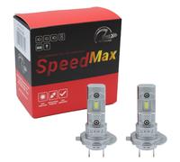 Coppia LED H7 H18 SpeedMax 6500K 12V Plug&Play Faro Parabola Uso OFFROAD +200%