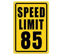 Speed Limit 85 Targa in alluminio 30,5 x 40,6 cm, decorazione da parete, per interni ed esterni