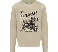 Speed Race Motorcycle Side Car Motorbike Uomo Sweatshirt Jumper