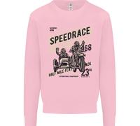 Speed Race Motorcycle Side Car Motorbike Uomo Sweatshirt Jumper