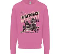 Speed Race Motorcycle Side Car Motorbike Uomo Sweatshirt Jumper