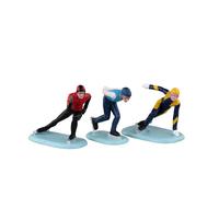 Speed Skaters Set Of 3 Cod. 32217