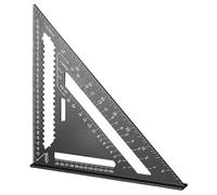 Speed Square - Triangle Carpenter Square, Triangle Right Angle Reger, Multifunzionale Triangle Ruler | Strumento Di Progettazione Di Travi Portatili Per Gli Uomini, Equipaggiato Come Righello Multiuso