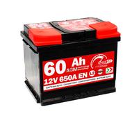 Batteria Auto Speed L2 60Ah AGM 650A 12v START&STOP