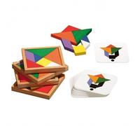 Speed-Tangram Per 2-4 Persone - Puzzle - Gioco di Riflessione Pazienza