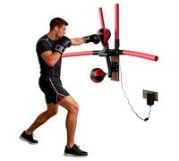 Speed Trainer elettrico per boxe, altezza e velocità regolabili | Speed Trainer elettrico per boxe con 2 modalità, 4 barre di reazione, altezza/velocità regolabile, per allenamento in