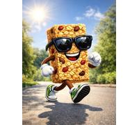 Speed Walking Granola Fitness Journal - Breakfast League: Workout Log and Training Tracker - Gym Planner and Progress Notebook
