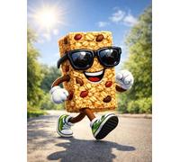 Speed Walking Granola Fitness Journal - Breakfast League: Workout Log and Training Tracker - Gym Planner and Progress Notebook