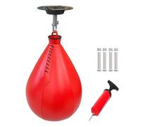 Speedbag, set da boxe - Box-Speedbag | Boxe da appendere a forma di pera | Palla da boxe riflettente | Palla girevole portatile per la palestra, palla da boxe riutilizzabile per uomini, donne