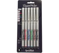 Speedball Art Products-Writer Elegant Calligraphy Marker, Point Fine, 6/Pkg