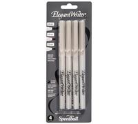 Speedball Suggerimenti "Elegante Scrittore" – Assortiti – Set di 4 – Nero