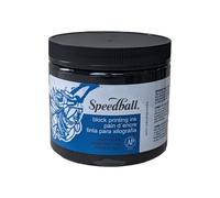 Speedball Inchiostro nero solubile in acqua per stampa a blocchi e serigrafia, Lino, kit artisti, 453,6 g