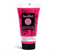 Speedball Inchiostro solubile in acqua, 75 ml, rosa acceso, per stampa a blocchi, linoleum, serigrafia, per artisti