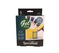 Speedball Gel Printing Kit Stampa, Acrilico, Multicolore
