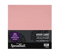 Speedball Speedy-Carve - Blocco per intagliare timbri, Pink, 11 3/4-Inch-by-11 3/4-Inch