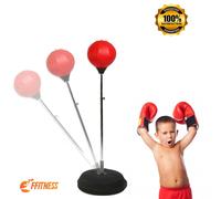 PUNCHING BALL PER BAMBINI ASTA REGOLABILE 115 CM CON BASE RIEMPIBILE BOXE BIMBI