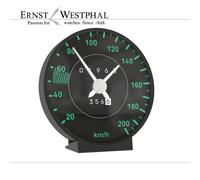 Speedclock II - Orologio nel design del tachimetro /Porsche 356 B/C