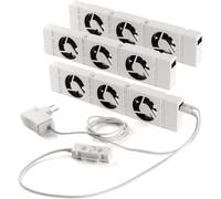 SpeedComfort Trio-Pack Set 3 Pezzi: Ventola di Riscaldamento Intelligente per Riscaldatori, Booster di Riscaldamento Durevole per Riscaldamento a Pavimento e Radiatori, per Risparmiare Energia