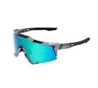 SPEEDCRAFT MLB Autentico Lucido Grigio Traslucido - Blu Topazio Specchio Lens