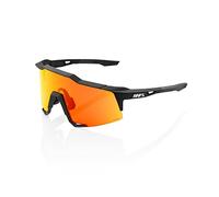 100% Occhiali - Speedcraft - HiPER Mirror Lens - Soft Tact Black / Red + Clear taglia unica