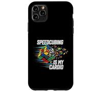Speedcubing Is My Cardio Funny Cube Solver Design Custodia per iPhone 11 Pro Max