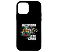 Speedcubing Is My Cardio Funny Cube Solver Design Custodia per iPhone 12 mini
