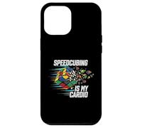 Speedcubing Is My Cardio Funny Cube Solver Design Custodia per iPhone 12 Pro Max
