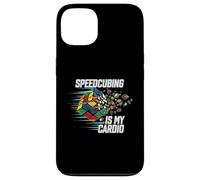 Speedcubing Is My Cardio Funny Cube Solver Design Custodia per iPhone 13
