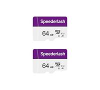Speederlash Camera Plus - Scheda di memoria Micro SDXC da 64 GB, con adattatore, velocità di lettura fino a 90 MB/s, supporto video 4K UHD e 5K, classificazione U1 V30 A1, impermeabile, per telecamera