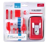 Speedlink 14In1 Pack Borsa Hard-Case Caricatore KFZ Cuffie Per Nintendo DSi