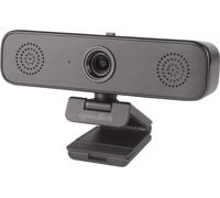 Speedlink AUDIVIS Full HD - Angolo di visione di 100°, altoparlanti integrati, colore nero