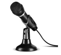 Speedlink Capo USB Tisch-Mikrofon Hand-Mikrofon Con Piedistallo Stand PC Micro-