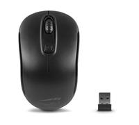Speedlink CEPTICA Wireless - piccolo mouse senza fili per pc portatile e PC, notebook, laptop, Compatto e Leggero, ricevitore nano USB 2.4G, selettore dpi fino a 1600 dpi, nero