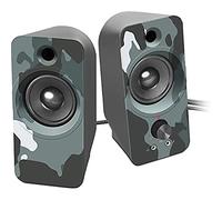 Speedlink DAROC Stereo Speaker, PC, connettore per cuffie, Mimetico blu