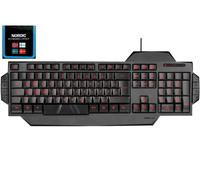 Speedlink LED USB Gioco Tastiera Qwerty Dnk Danimarca Danese Keyboard-Layout
