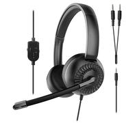 Speedlink METIS USB stereo headset - lightweight wired headset with microphone a