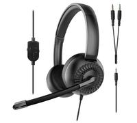Speedlink METIS USB stereo headset - lightweight wired headset with microphone a