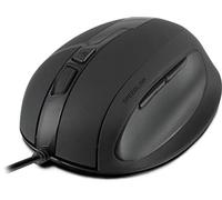 Speedlink OBSIDIA Ergonomic Mouse - Mouse a 5 tasti con connettore USB (3200dpi, superficie gommata, design ergonomico) nero