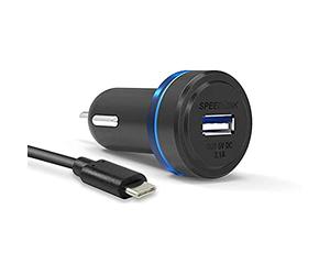 Speedlink Rod USB Car Adapter for Nintendo Switch - Caricatore USB per Auto per la Console Nintendo Switch, Nero