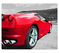 Speedlink Silk Mouse Pad Macchina Sportiva Rossa, Morbida Superficie, Ottime Caratteristiche di Scorrimento, Base Gommata, Diversi Disegni