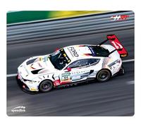 Speedlink SILK Mousepad HRT Ford Mustang GT3 - Tappetino per mouse con motivo, superficie morbida in tessuto, 23x19cm, auto da corsa, da competizione, sportive, sport motoristici, circuito, Racing Car