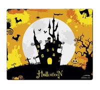 Speedlink Silk Tappetino Mouse Arancione Sottile Halloween Castello Burg 1,5mm