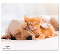 SL-620000-DOG - Tappetino per mouse, 230 x 190 mm, motivo cane e gatto