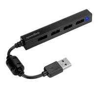 SpeedLink SL-140000-BK Snappy Slim 4 Porte Hub USB 2.0 Nero