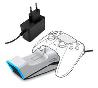 Speedlink SL-460000-WE Dual Ladestation LED Bianco per Sony PS5 DualSense
