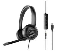 SpeedLink SL-870007-BK METIS Cuffie On Ear via cavo Stereo Nero headset con mic