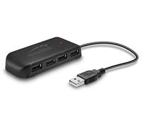 Speedlink Snappy Evo Hub USB, 7 Porte, USB 2.0, Active, Nero